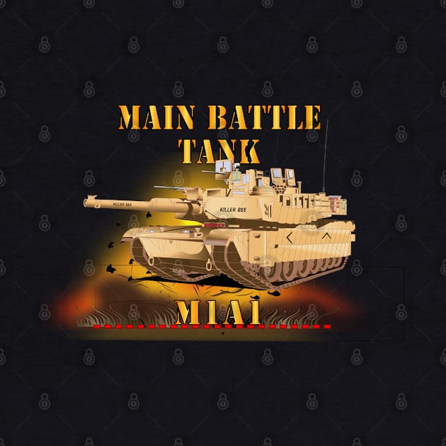 Main Battle Tank - M1A1 X 300 by twix123844